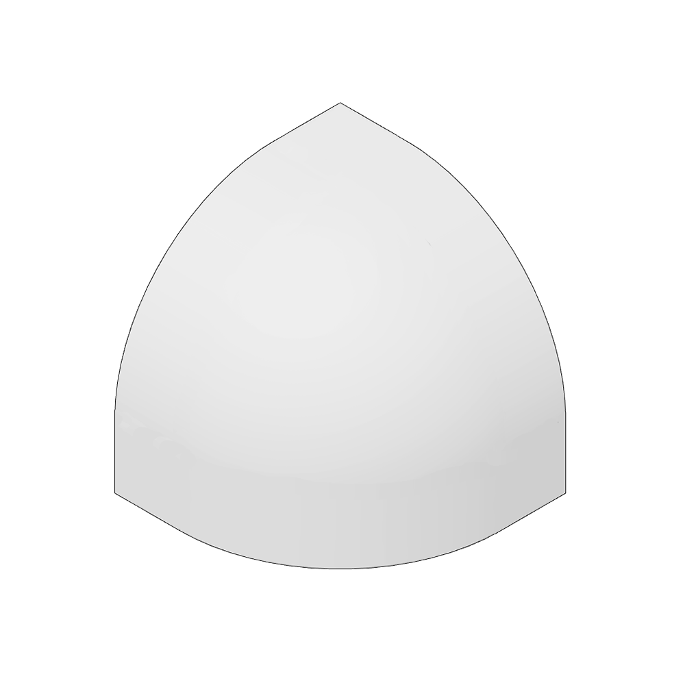 MODULAR SOLUTIONS PART END CAP FOR 3-WAY BODY CONNECTION, ROUND, GRAY, USED WITH 40-010-1